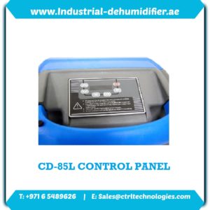 Control Panel of CD-85L Industrial Dehumidifier Dubai