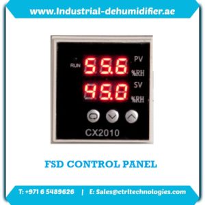 Dehumidifier sizing with FSD Series control panel